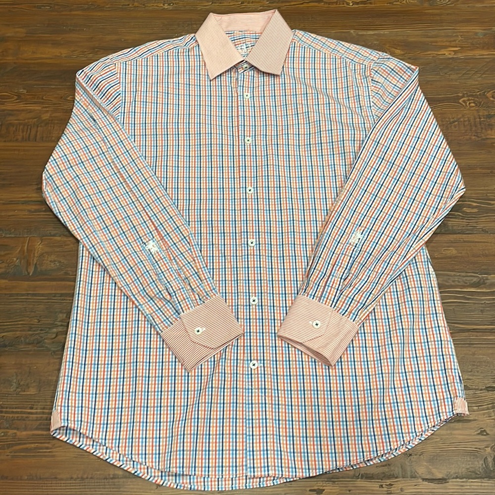 Bugatchi Plaid Button Down Shirt